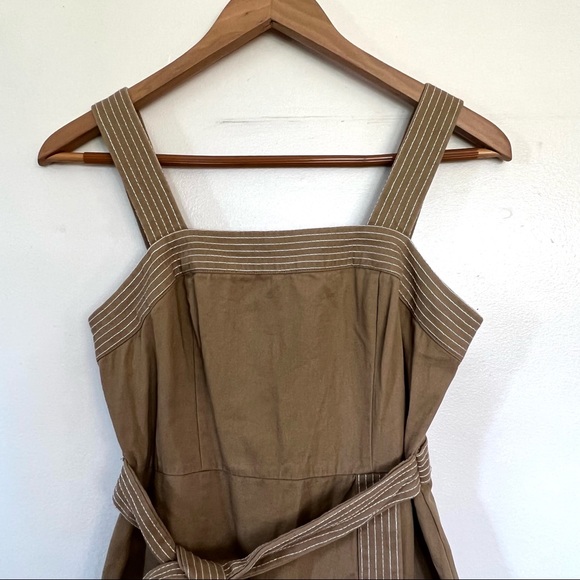 Urban Outfitters Trapunto Stitch Twill Mini Dress Sz 4 - Picture 15 of 16